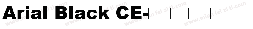 Arial Black CE字体转换
